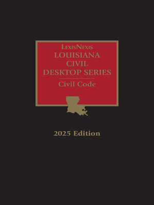 cover image of LexisNexis Louisiana Civil Desktop Series